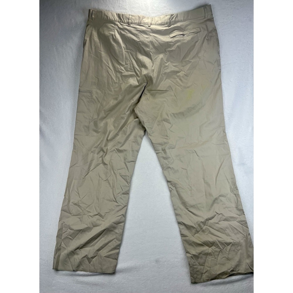 NWT Adidas Mens Tan‎ Weekender Sz 52'' Golf Training Dress Pants Cargo Unhemmed - Picture 5 of 7